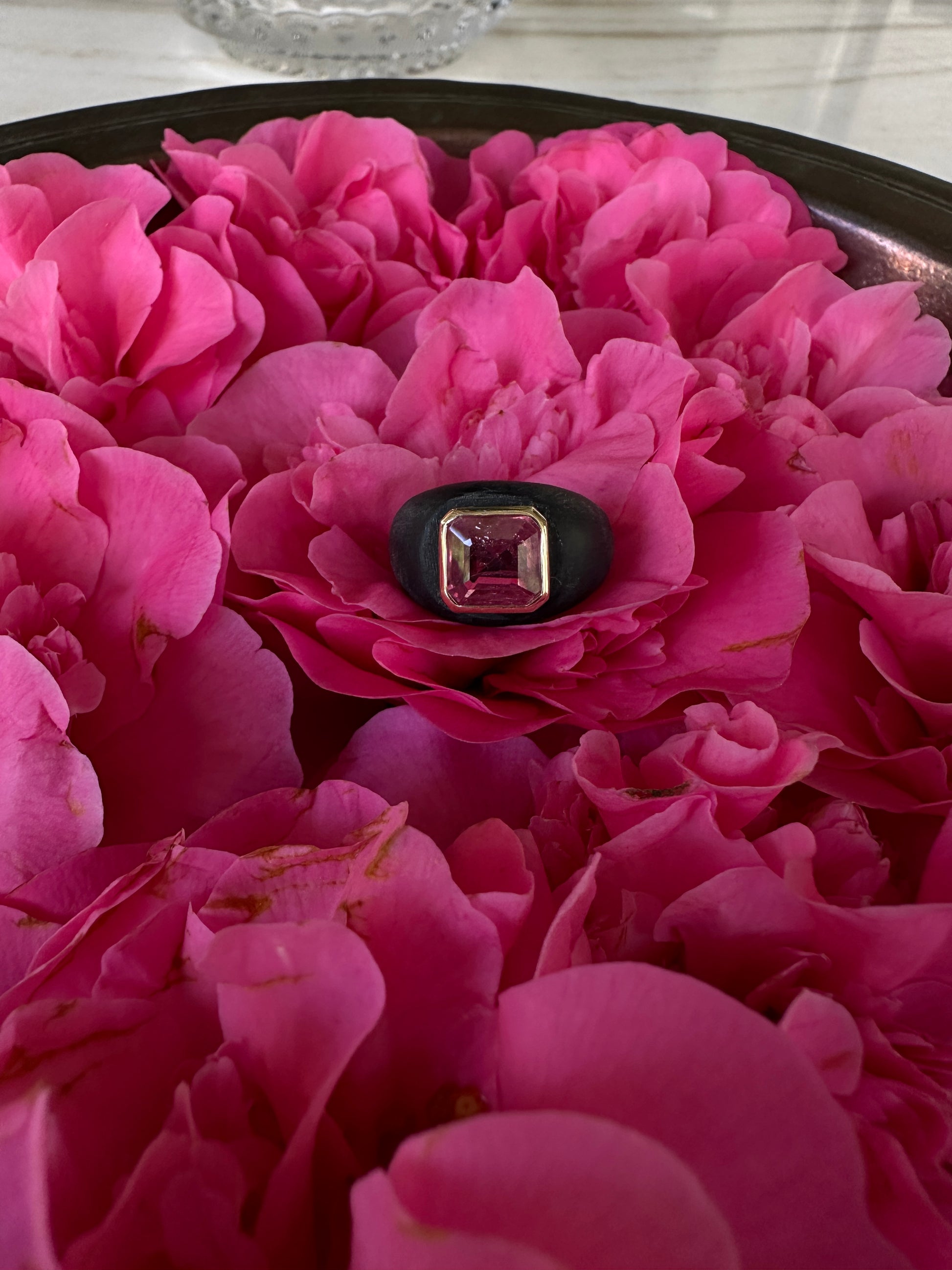 CAMILA BUFFALO HORN PINKY RING
