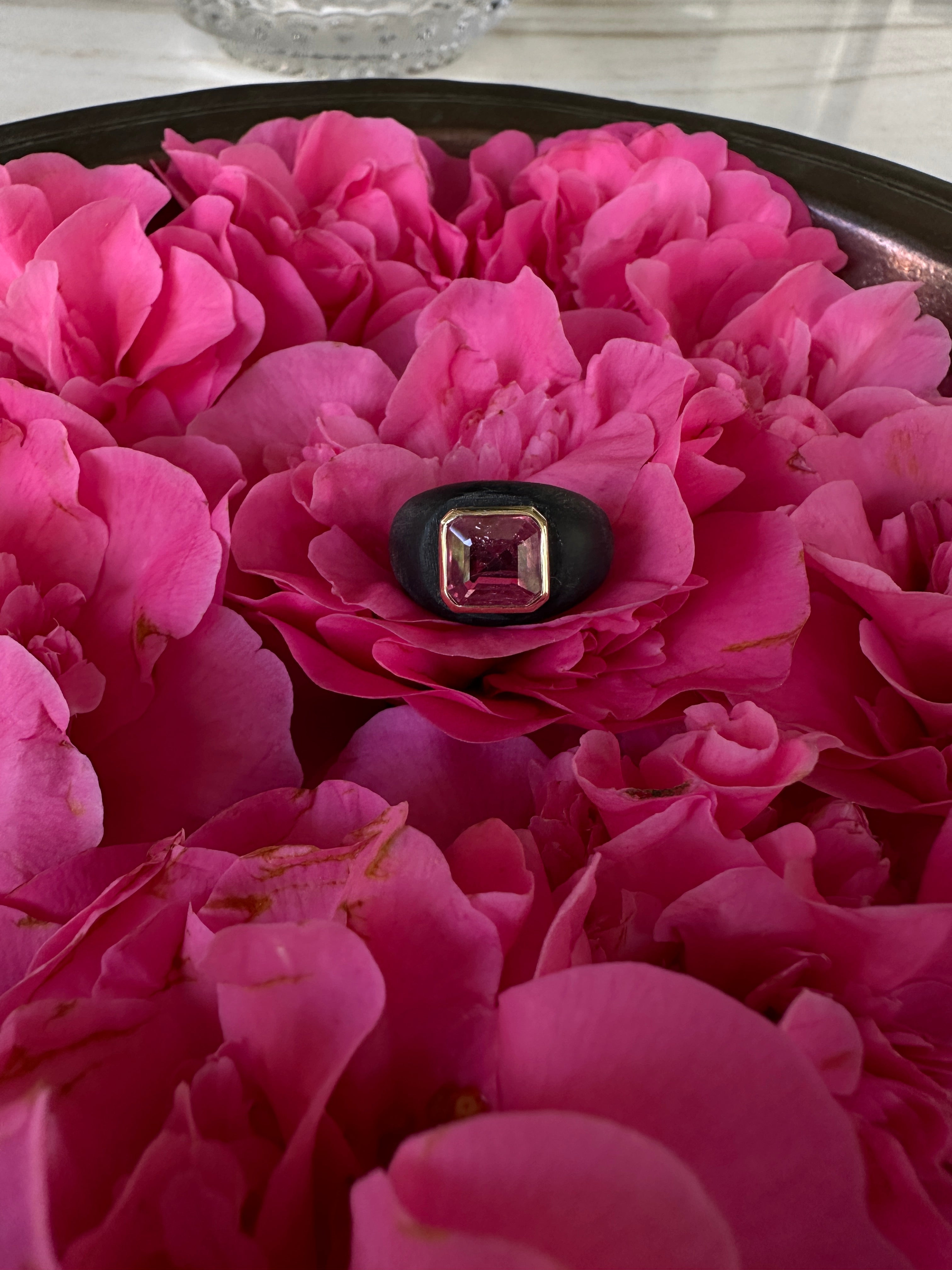 CAMILA BUFFALO HORN PINKY RING